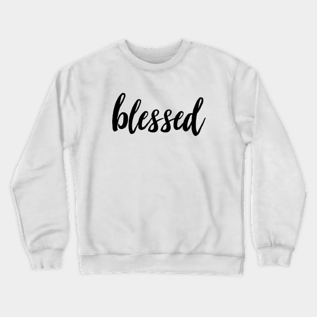 Blessed Crewneck Sweatshirt by ProjectX23Red
